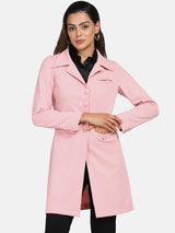 Longline Stretch jacket - Pink