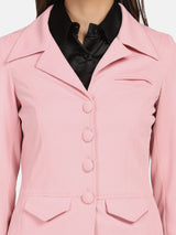 Longline Stretch jacket - Pink