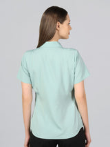 Regular crepe Top - Light Green