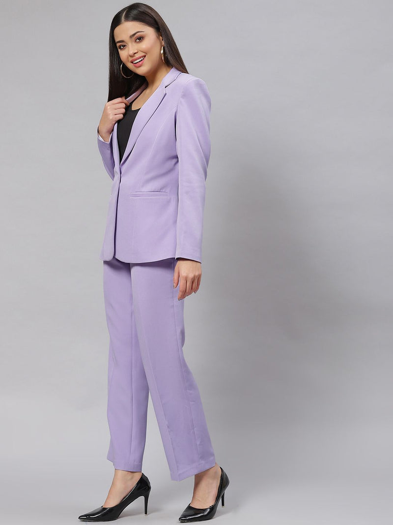 Stretch Pant Suit - Lavender