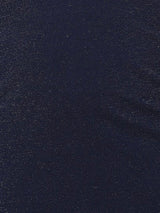 Shimmery Stretch Party Dress-Navy Blue