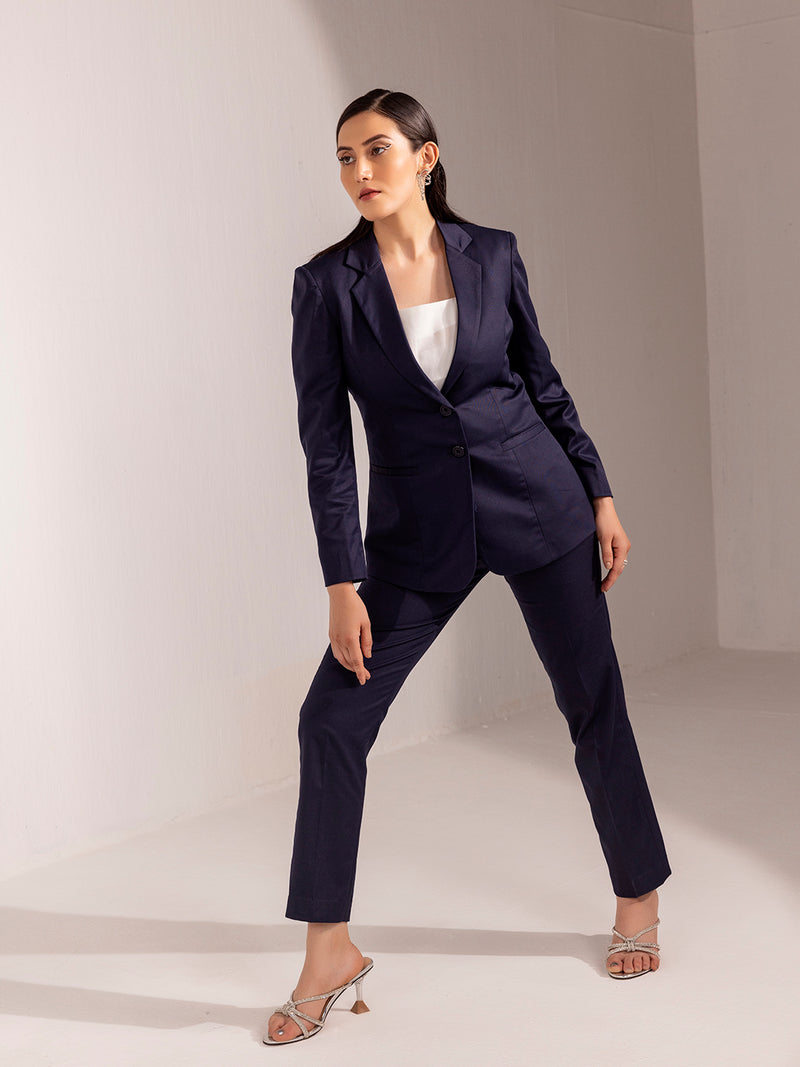 Buy Pantsuit For Women Online - Navy Blue, Women's Work Suits