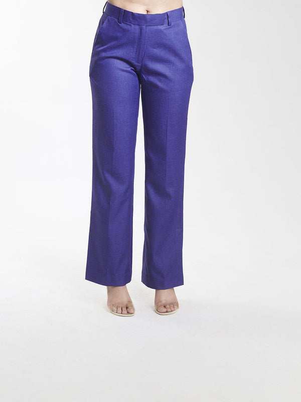 Royal Blue Regular Fit Trouser